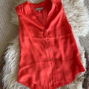 Banana Republic Button Down Sleeveless Blouse